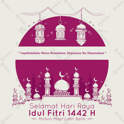Banner Instagram Idul Fitri 2