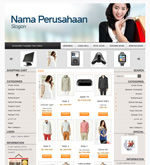 Template Toko Online Boxy Grey