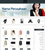 Template Toko Online Essential Black