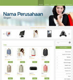 Template Toko Online Essential Green