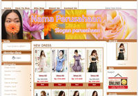 Template Toko Online Freshly Brown