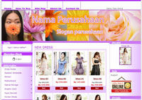Template Toko Online Freshly Purple