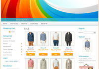 Template Toko Online Mild Blue