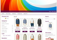 Template Toko Online Mild Purple