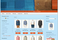 Template Toko Online Mild Sky Blue