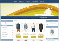 Template Toko Online Deluxe Blue Jeans