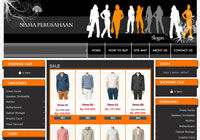 Template Toko Online Coffee Orange