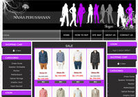 Template Toko Online Coffee Purple