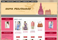 Template Toko Online Crystal Pink