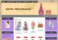Template Toko Online Purple