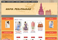 Template Toko Online Orange