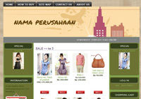 Template Toko Online Vivid Blue