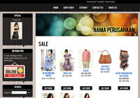 Template Toko Online Glassy