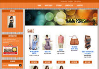 Template Toko Online Glassy Brown