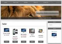 Template Toko Online iStore 2 Dark