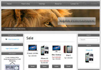 Template Toko Online iStore 3 Dark