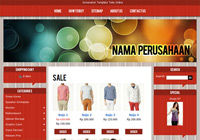 Template Toko Online Glassy Red 3