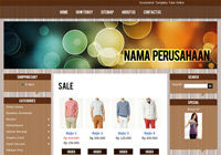 Template Toko Online Glassy Brown 3