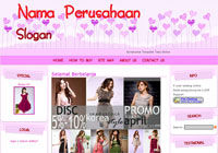 Template Toko Online Candy Pink
